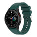 Bracelet silicone Samsung Galaxy Watch 4 Classic 42mm (vert foncé)