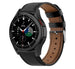 Samsung Galaxy Watch 4 Classic 42mm Lederarmband (schlankes Schwarz)