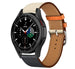 Bracelet cuir Samsung Galaxy Watch 4 Classic 42mm (blanc/bleu foncé)