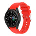 Bracelet silicone Galaxy Watch 4 Classic 46mm (rouge vif)