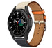Bracelet cuir Samsung Galaxy Watch 4 Classic 46mm (blanc/bleu foncé)