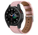 Bracelet cuir Samsung Galaxy Watch 4 Classic 46mm (rose)