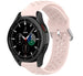 Samsung Galaxy Watch 4 Classic 46mm Silikonarmband mit Löchern (Rosa)