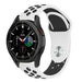 Bracelet sport Samsung Galaxy Watch 4 Classic 46mm (blanc/noir)
