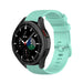 Samsung Galaxy Watch 4 Classic 42mm Luxus-Silikonarmband (Aqua)