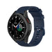 Samsung Galaxy Watch 4 Classic 42mm Luxus-Silikonarmband (Dunkelblau)
