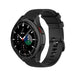 Samsung Galaxy Watch 4 Classic 42mm Luxus-Silikonarmband (Schwarz)