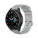 Samsung Galaxy Watch 4 Classic 42mm Luxus-Silikonarmband (Grau)