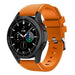 Samsung Galaxy Watch 4 Classic 46mm Silicone Strap with Buckle (Orange)