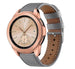 Samsung Galaxy Watch 42mm Lederarmband (Grau)