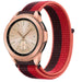 Bracelet nylon Samsung Galaxy Watch 42mm (rouge cerise)