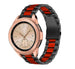 Samsung Galaxy Watch 42mm Gliederarmband (Schwarz / Rot)