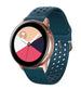 Bracelet silicone avec trous Samsung Galaxy Watch 42mm (vert pin)