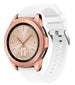 Bracelet silicone Samsung Galaxy Watch 42mm (blanc)