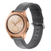 Samsung Galaxy Watch 42mm Lederarmband (Dunkelgrau)