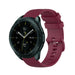 Bracelet silicone luxe Samsung Galaxy Watch 42mm (rouge foncé)