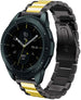 Samsung Galaxy Watch 42mm Gliederarmband (Schwarz / Gold)