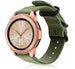 Samsung Galaxy Watch 42mm nylon gesp band (groen)