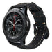 Samsung Gear S3 Classic / Frontier Lederarmband (Schwarz)