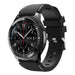 Samsung Gear S3 Classic / Frontier Silikonarmband (Schwarz)