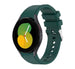 Samsung Galaxy Watch 5 40mm Silicone Strap Perfect Fit (Dark Green)
