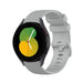 Bracelet silicone luxe Samsung Galaxy Watch 5 - 40mm (gris)