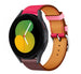 Samsung Galaxy Watch 5 - 40mm Lederarmband (Rosa/Rot/Braun)