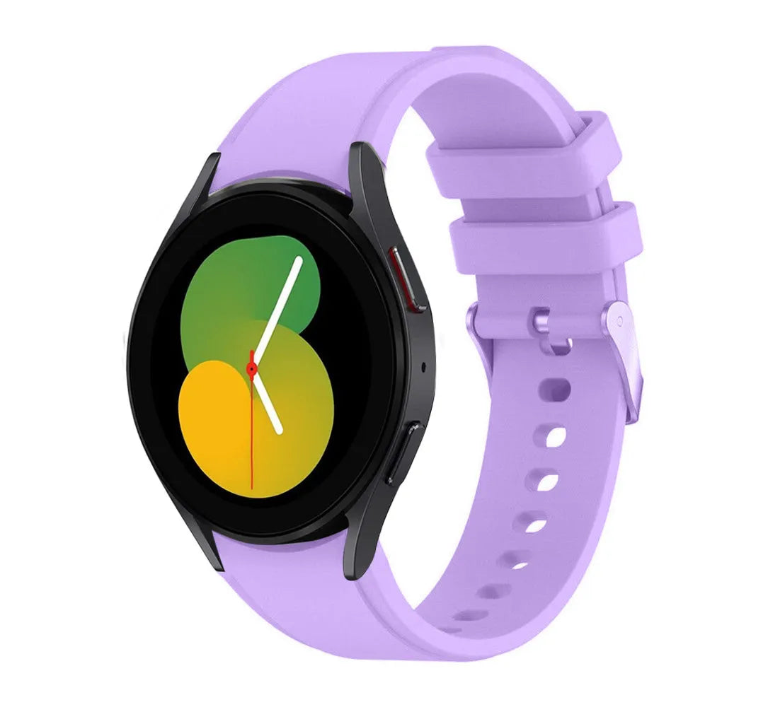 Silicone Strap 'Perfect Fit', on a watch, 3/4 front view