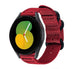 Samsung Galaxy Watch 5 40mm Nylon Strap with Buckle (Red)
