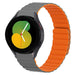 Correa silicona magnética Galaxy Watch 5 - 40mm (gris/naranja)