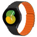 Samsung Galaxy Watch 5 - 40mm magnetisch siliconen bandje (zwart/oranje)
