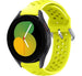 Samsung Galaxy Watch 5 - 40mm Silikonarmband mit Löchern (Gelb)