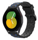 Samsung Galaxy Watch 5 40mm Silicone Strap Tough (Black/Blue)