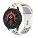 Correa deportiva Galaxy Watch 5 Pro (blanca/colorida)