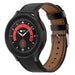 Samsung Galaxy Watch 5 Pro Lederarmband (glattes Schwarz)