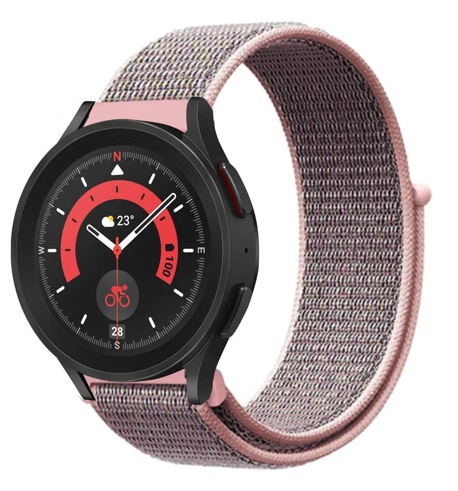 Nylon Strap, on a watch, 3/4 front view