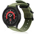 Bracelet nylon boucle Samsung Galaxy Watch 5 Pro (vert)