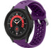 Samsung Galaxy Watch 5 Pro Silikonarmband mit Löchern (Lila)