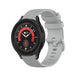 Bracelet silicone luxe Samsung Galaxy Watch 5 Pro (gris)