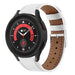 Samsung Galaxy Watch 5 Pro leren bandje (wit)