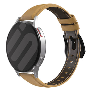 Bracelet cuir Huawei Watch GT Runner (beige)