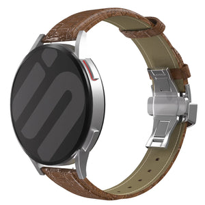 Samsung Galaxy Watch 4 Classic 46mm Premium Leather Strap (Brown)