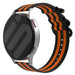 Amazfit GTS 2 Nylon Strap with Buckle (Black/Orange)