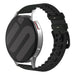 Huawei Watch GT Silicone/Leather Strap (Black/Green)