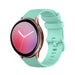 Samsung Galaxy Watch Active Luxus Silikonarmband (Aqua)