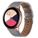 Samsung Galaxy Watch Active modern leren band (grijs)