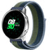 Bracelet nylon Samsung Galaxy Watch Active (vert et bleu)