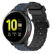 Samsung Galaxy Watch Active sport gesp band (zwart/blauw)