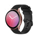 Bracelet silicone luxe Samsung Galaxy Watch Active (noir)