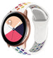 Samsung Galaxy Watch Active / Active 2 Sportarmband (Bunt Weiß)